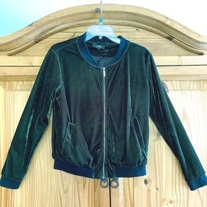 Velvour, velveteen, bomber jacket